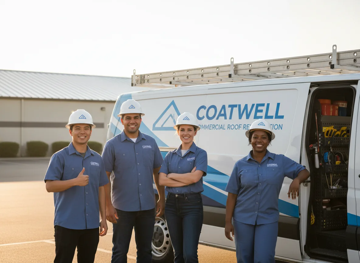 Commercial roof coating company in Pingree, ID